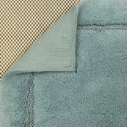 Mohawk Home Regency Plush Stain/Fade Resistant Non-Slip Machine Washable Bath Mat, Glacier, 2 3 x 3 9