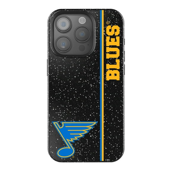 Keyscaper Black St. Louis Blues Sidebar Bling iPhone Case