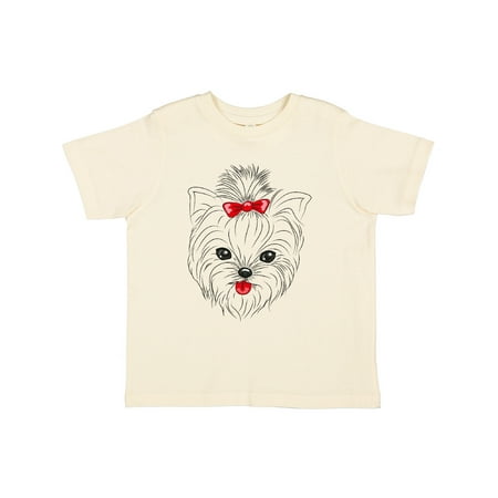

Inktastic Yorkie Dog Yorkshire Terrier Art Gift Toddler Boy or Toddler Girl T-Shirt