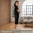 thumbnail image 3 of Men's Knee-Length Cargo, Multiple Pockets, Adjustable Waist Shorts, 3 of 8