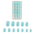 thumbnail image 1 of 24 Pcs Ongles Pressés Faux pour Enfants Filles Couverture Doigt U9M5, 1 of 1