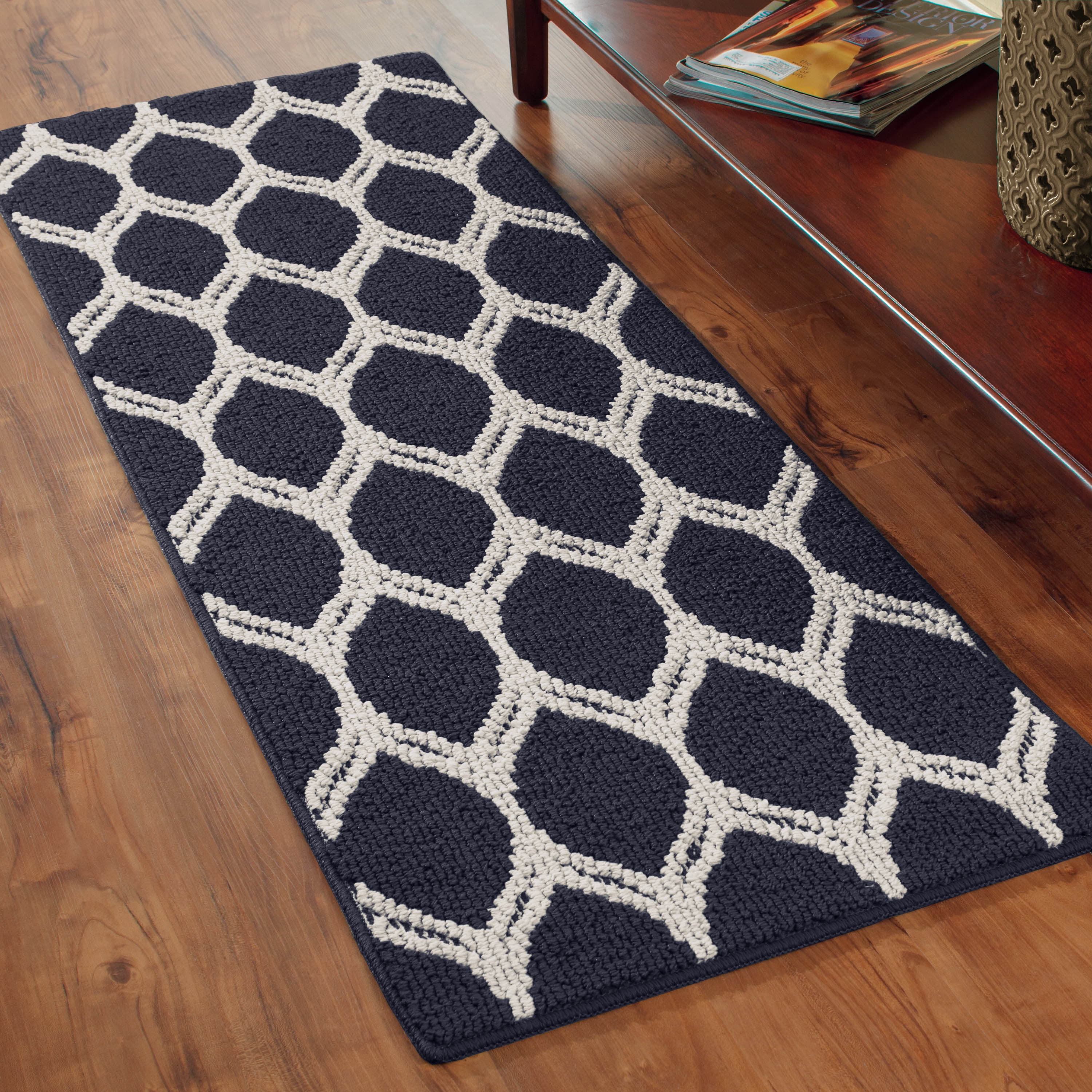 Mainstays Sheridan Ogee High Low Loop Textured Area Rug Or Runner Mainstays Sheridan Ogee High Low Loop Textured Area Rug Or Runner Com