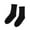 Black, variant on Women Men Slipper Socks with Grips Non Slip Soft Cozy Fuzzy Fleece Lined Socks for Cold Winter (Wine Red)
