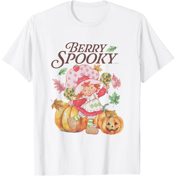 Halloween Strawberry Shortcake Berry Spooky Pumpkins Holiday T-Shirt, Size S-5XL