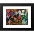 thumbnail image 2 of Giovanni Giacometti 18x13 Black Modern Framed Museum Art Print Titled - Still Life with Asters, Apples and Grapes (1927), 2 of 5
