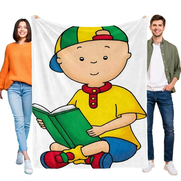 Caillou Flannel Blanket 39*59 inch Soft And Comfortable With Clear Patterns And Easy Cleaning