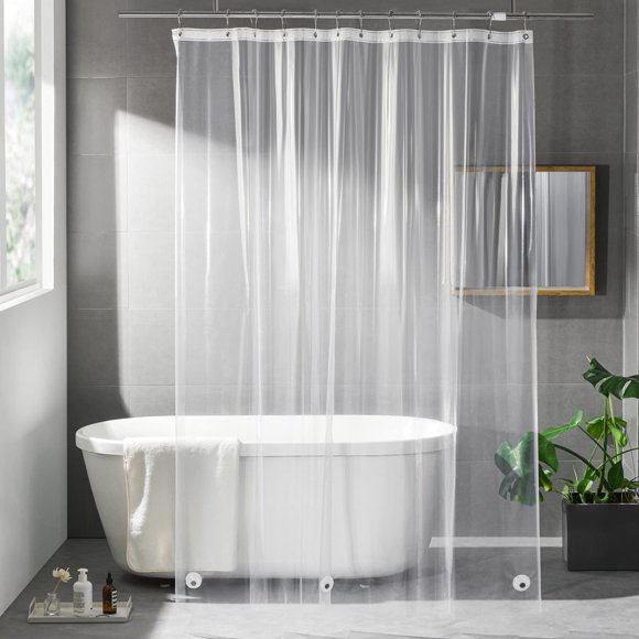 Extra Heavy Duty Weighted Vinyl Shower Curtain