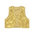 thumbnail image 3 of inlzdz Boys Halloween Prince Vest Open Front Waistcoat Top Fairy Tale Performance Clothes Yellow 8, 3 of 5