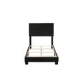 thumbnail image 4 of Simple Relax Twin Bed, Black PU, Faux Leather, 4 of 5