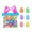 C, variant on Sunjoy Tech 18Pcs Easter Foam Eggs DIY Colored Eggs Easter Basket Fillers Spotted Eggs for Easter Egg Hunt Wreaths Decor