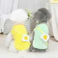 thumbnail image 6 of CICRKHB Dog Clothes Summer Thin Pet Clothing Cat Puppy Summer Pet Clothes Poached Egg Vest Clothes Pet Supplies Yellow, 6 of 9