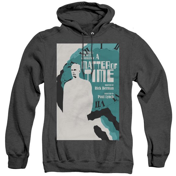 Star Trek Tng Season 5 Episode 9 Adult Heather Hoodie Sweatshirt Black