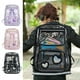 thumbnail image 1 of Xihbxyly Mochila Transparente de Pvc, Diseño de Gran Capacidad, Material Transparente para Facilitar El Control de Seguridad, Correas de Hombro Ajustables, Duradera y Fácil de Limpiar, Mochila Escola, 1 of 4