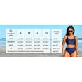 thumbnail image 2 of Sociala Womens Double Straps Bikini Sets Sporty High Waisted Two Piece Swimsuit, 2 of 6
