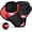 Red-2 PCS Gloves, variant on Water Baseball Glove Set, Pool Toys for Youth Adults, Beach with Bouncing Ball, Catch Mitt, Outdoor Summer Toys
