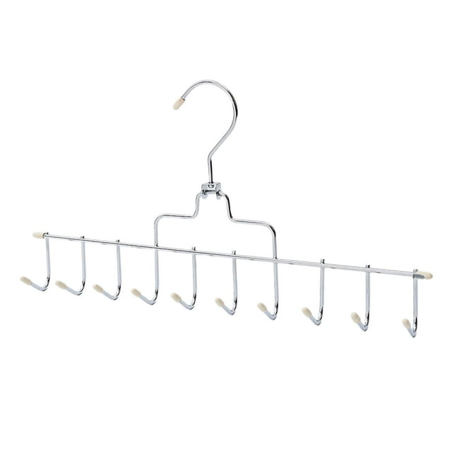 Organizador de cinturones, organizador de bufandas, organizador de armarios, perchas, estante de almacenamiento Beige