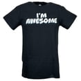 thumbnail image 6 of The Miz I'm Awesome Blue Black Mens T-shirt L, 6 of 6