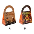 thumbnail image 3 of Cateissary Bolsa de regalo de papel de Halloween de 10 piezas, bolso de mano de caramelo de calabaza aterrador para fiesta, bolsa de embalaje de Kits de decoración para fiestas Tipo 1, 3 of 6