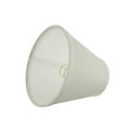thumbnail image 4 of Aspen Creative 32119-2 Small Hardback Empire Shape Chandelier Clip-On Lamp Shade Set (2 Pack), Transitional Design in Pearl Linen, 6" bottom width (3" x 6" x 5"), 4 of 7
