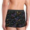 thumbnail image 3 of Uemuo Lavender Flowers Pattern Men's Boxer Briefs,Trunk Anti-Chafing,Comfortable, Durable, and Stylish Underwear-Small, 3 of 9