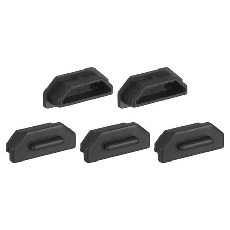 Silicone Port Cover 5Pack Computer Laptop Anti Dust Cover Dust Plug Caps
