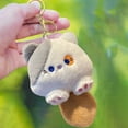 thumbnail image 1 of Adorable gatito chirriante de peluche para colgar en el llavero de la máquina, 1 of 5