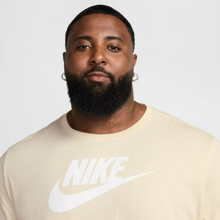 Men's Nike Icon Futura Tee Color: White University Red Size: S