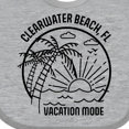 thumbnail image 4 of Inktastic Summer Vacation Mode Clearwater Beach Florida Boys or Girls Baby Bib, 4 of 4