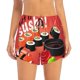 thumbnail image 2 of Balery Sushi Pantalones cortos deportivos para mujer con forro y dos bolsillos, elásticos, para entrenamiento, gimnasio, yoga-Small, 2 of 7