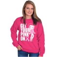 thumbnail image 4 of Betty Breast Cancer Get Your Pink On Women Plus Size Sweatshirt Brisco Brands 2X, 4 of 5