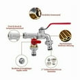 thumbnail image 2 of High-Quality Brass Faucet, Double Output Garden Tap with European BSPT Thread for Seamless Equipment Connectivity, 2 of 5
