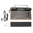thumbnail image 2 of Retro Typewriter Keyboard, 84 Keys Mechanical Keyboard Ergonomic  for Work, 2 of 7