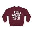thumbnail image 2 of Anti Social MOMS Club Sweatshirt by Typically Vulgar (with B&W Text), 2 of 2
