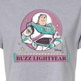 thumbnail image 3 of Toy Story 4 - Sunny Side Up Buzz - Juniors Cropped Cotton Blend T-Shirt, 3 of 5
