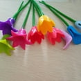 thumbnail image 2 of OFFIGAM 6Pcs Assorted Color Flower Shaped Glass Markers for Adults Party Use, 2 of 8