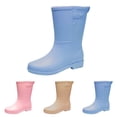 thumbnail image 4 of AUDeals Women's Mid Tube Rain Boots Waterproof Non Slip Lightweight Outdoor Work Gardening Shoes, 4 of 7