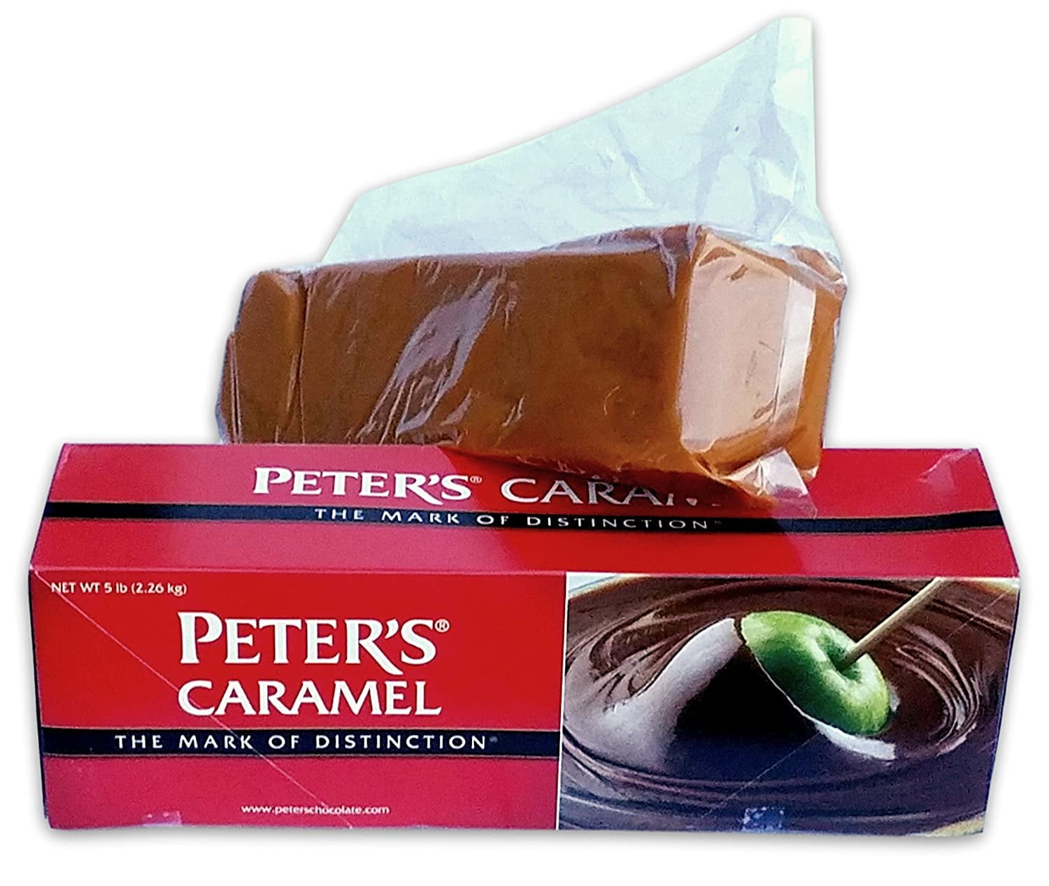 Peter S Creamy Caramel Ideal To Make Caramel Apples Or Use On Ice Cream 5 Lb Block Case Of 6 Walmart Com