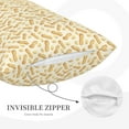 thumbnail image 3 of Sikiie Peanuts3 Print Plush Pillow Cover, Wrinkle-proof and Stain-resistant Pillow Protector without Pillow Core, Home Decoration-14"x20", 3 of 6