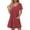 01 Red, variant on Weiqiqre Womens Dresses Summer Summer Dresses Loose Fit V Neck Sleeveless Sundresses Beach Hawaiian Dress with Pockets