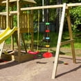 thumbnail image 4 of RedSwing Climbing Rope with Platforms and Disc Swing Seat Set Playground Accessories, Tree Swing for Kids with Hanging Strap and Snap Hooks, 4 of 9