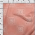 thumbnail image 3 of oneOone Velvet Dark Peach Fabric Geometric Sewing Material Print Fabric By The Yard 58 Inch Wide, 3 of 4