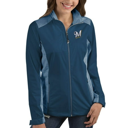 - Milwaukee Brewers Antigua Women's Revolve Full-Zip Jacket - Navy