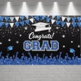 thumbnail image 3 of Gold Stars Graduation Banner Graduation Cap Class of 2026 Backdrop Diploma Black Tassel Grad Party Background for Graduation Party Class of 2026 Celebration Commencement Ceremony, 3 of 9