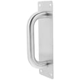 thumbnail image 1 of Poignée de Porte Coulissante en Acier Inoxydable Plaque de Porte en Métal Robuste pour Porte de Feu Commerciale Poignée de Remplacement Taille P, 1 of 9