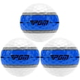 thumbnail image 2 of 3uds. Pelota de práctica deportiva de Golf de 2 capas, accesorios de Golf de línea de pista 360 (azul), 3 uds., 2 of 2
