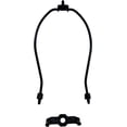 thumbnail image 3 of Urbanest 8-Inch Heavy Duty Lamp Harp Fitter with Saddle – Black Nickel Finish - 1 Piece, 3 of 3