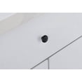 thumbnail image 3 of Juego de 10 Perillas para Gabinete Elegant Decor Corio en Zinc Negro Mate, 3 of 6