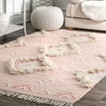 thumbnail image 1 of nuLOOM Savane Marocain Tapis de Course, 2' 8" x 10', Rose, 1 of 4