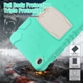 thumbnail image 5 of XYX Case for Samsung Galaxy Tab A9+ 11.0 inch (SM-X210/SM-X215/SM-X216), Dual Layer Slim Heavy Shockproof Rugged Protective Cover Case with Kickstand (Mint Green), 5 of 7
