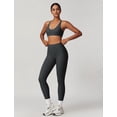 thumbnail image 5 of PISONIC Womens Workout Sets Adjustable Straps Sports Bras and High Waist Leggings Sets Pilates 2 Piece Outfits for Women, 5 of 6
